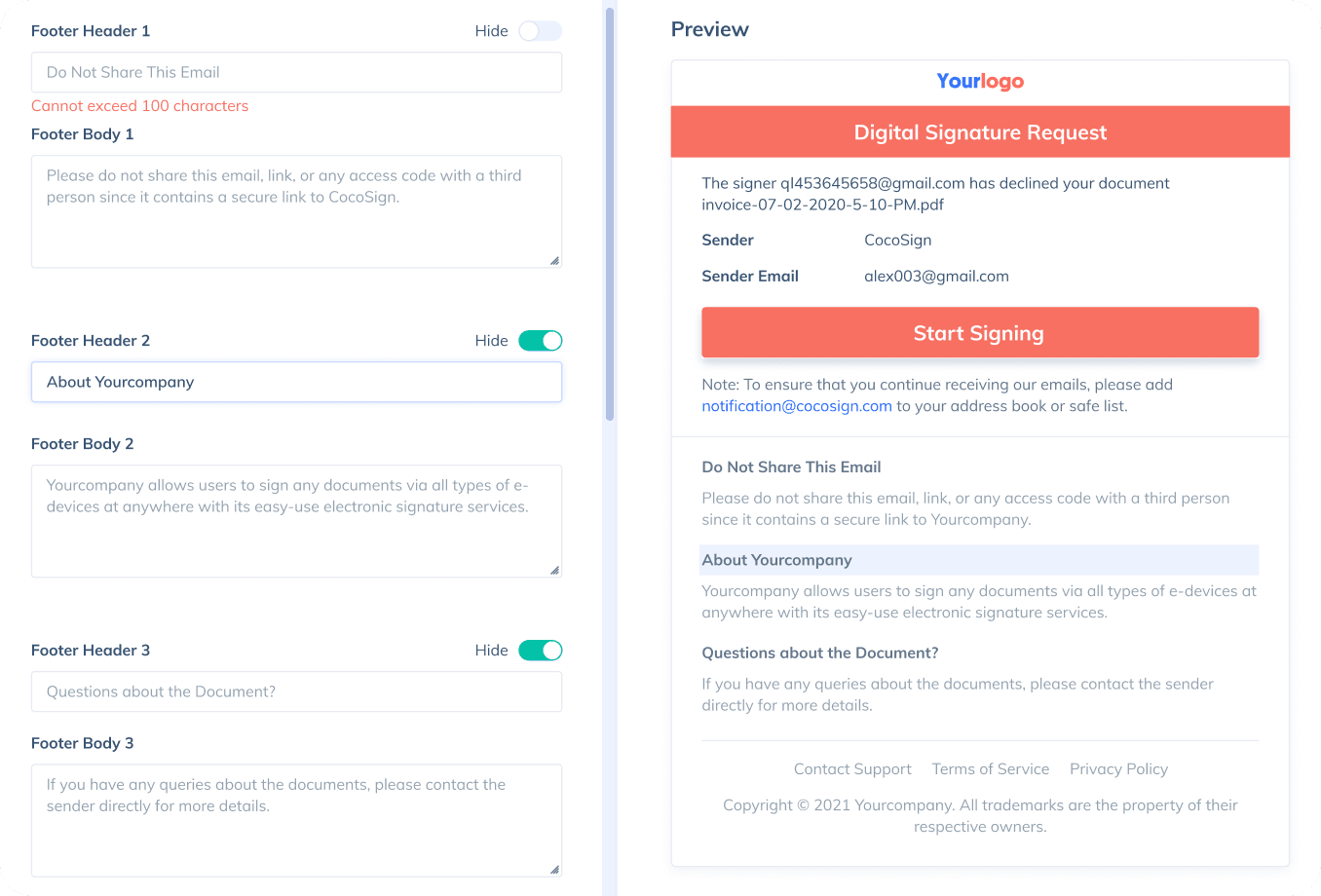 Personalize Your Email Template