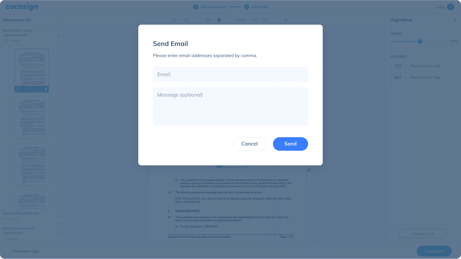 To share the PDF copy with others